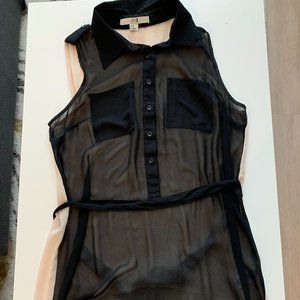 Forever 21 Sheer sleeveless shirt